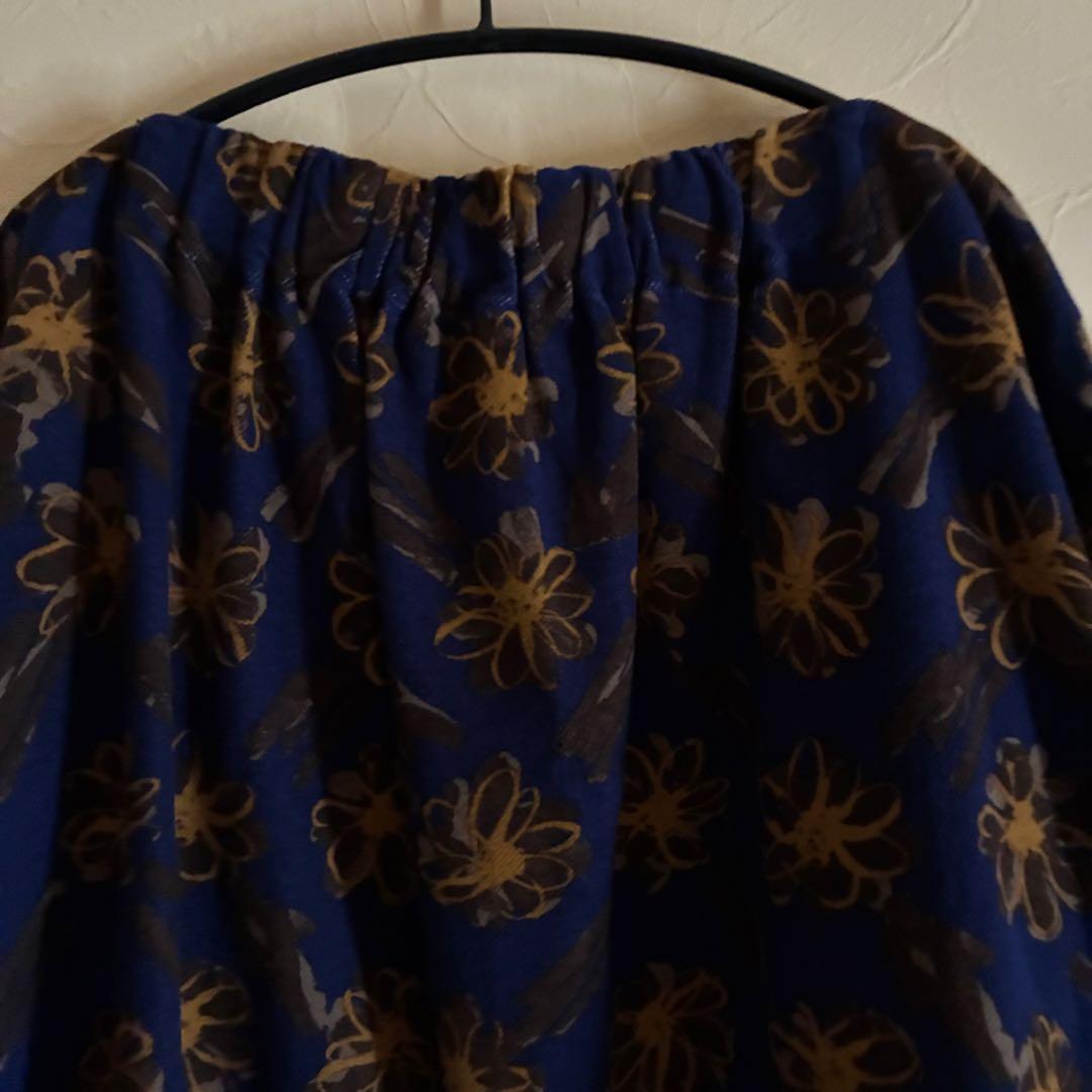 45R☆ライトモールフラワープリントBLOUSE - メルカリ