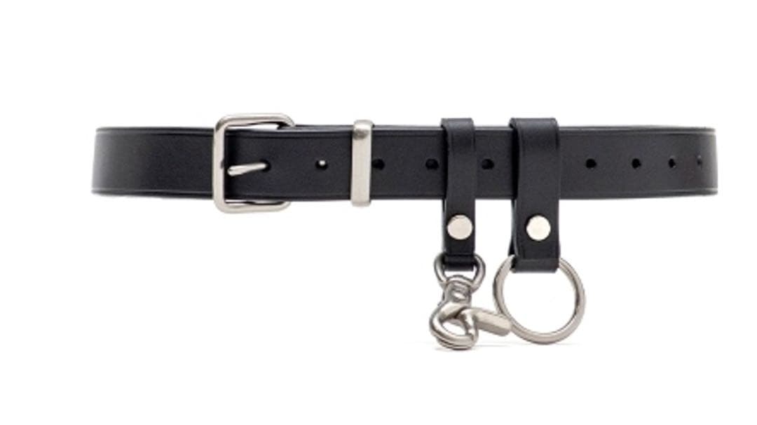 comme des garcons homme LEATHER BELT 黒