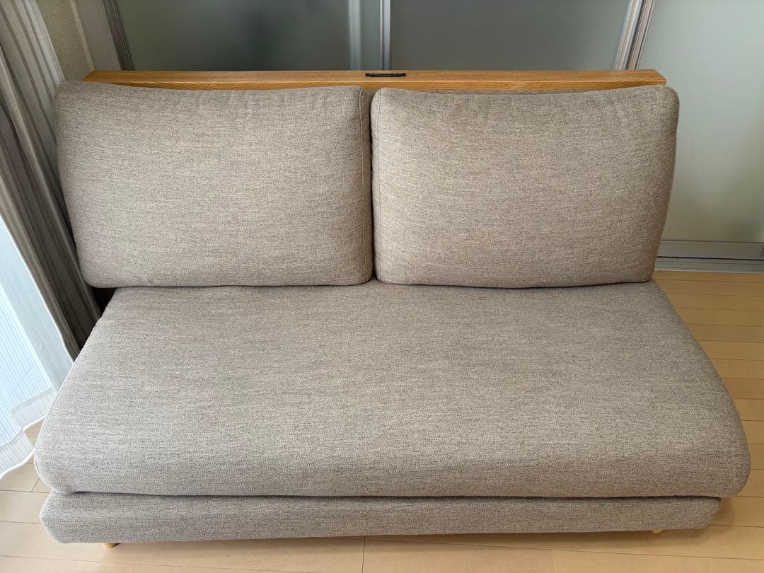 ✨最終セール✨ ソファ　グレー 2人掛けソファ モダンデザイン　ニトリ 2人掛けソファ 布張りタイプ (MK02 KD LGY) | ニトリネット【公式