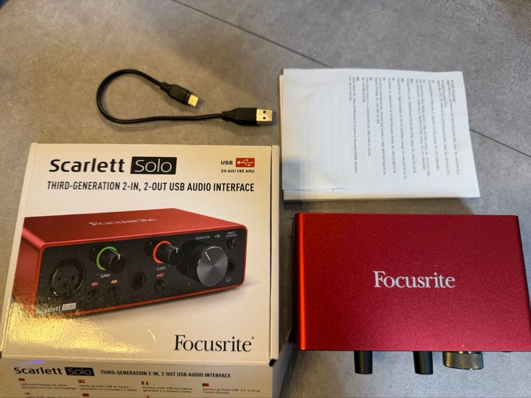 Scarlett Solo Focusrite オーディオインターフェース Amazon.co.jp: Focusrite Scarlett Solo G2 2in 2out 24bit 192kHz USB