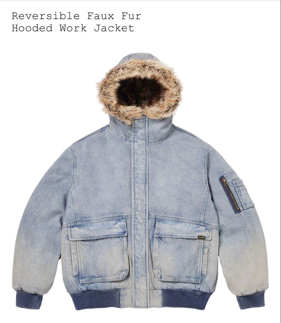 Supreme リバーシブル フェイクファー ジャケット - メルカリ