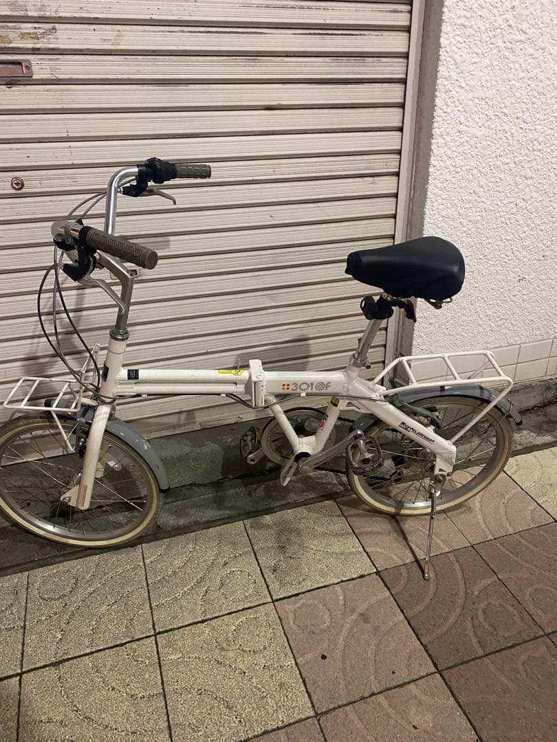 ドッペルギャンガー　20インチ 6段変速折り畳み自転車　301@F ホワイト