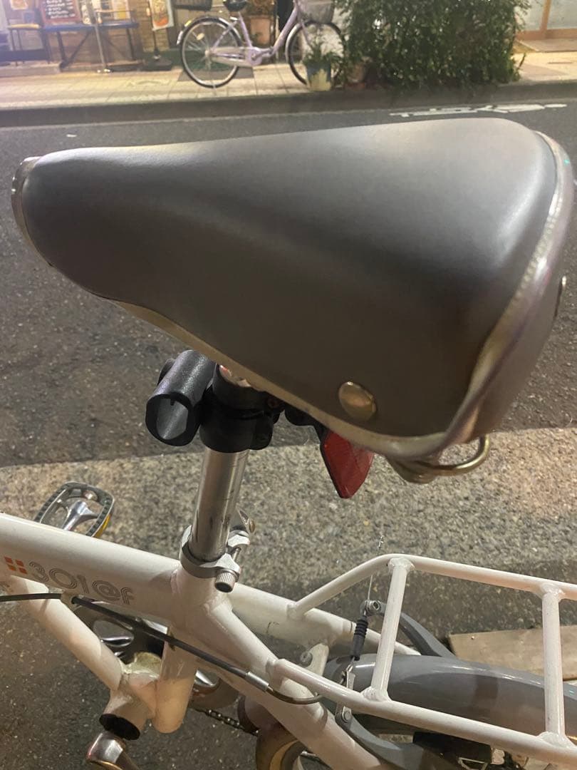 ドッペルギャンガー 20インチ 6段変速折り畳み自転車 301@F ホワイト