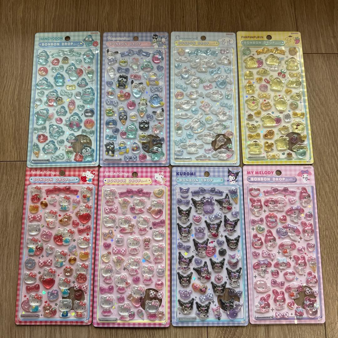 正規品 ボンボンドロップシール サンリオ 第二弾 コンプリート