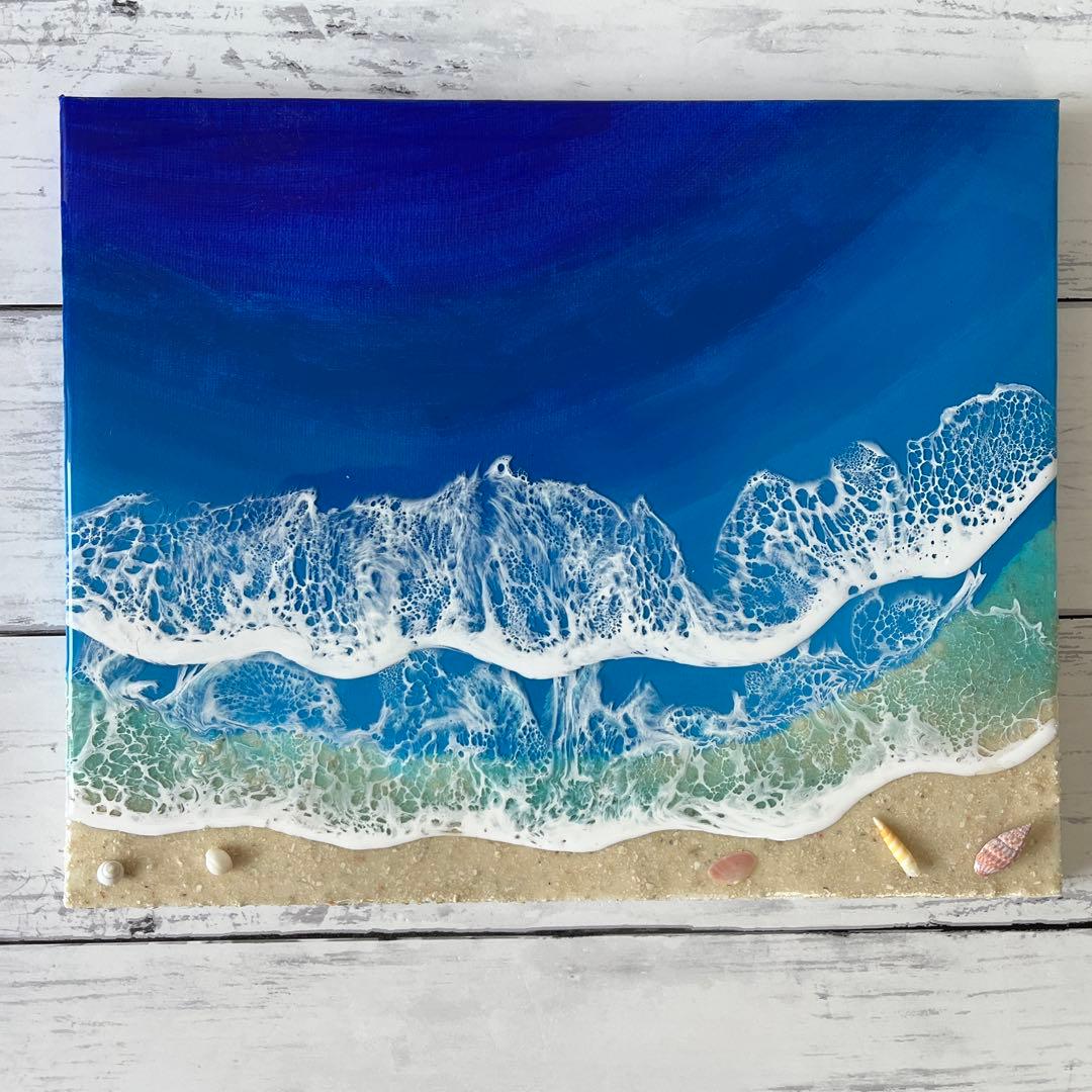 レジンアート オーシャンアート 海レジン 波レジン - メルカリ