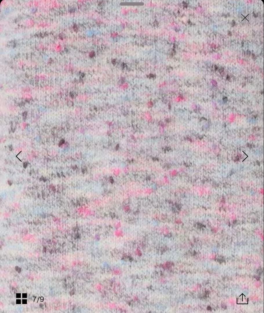 今季ドゥロワー WINTER1 5Gノットヤーンクルーネックニット サイズ1