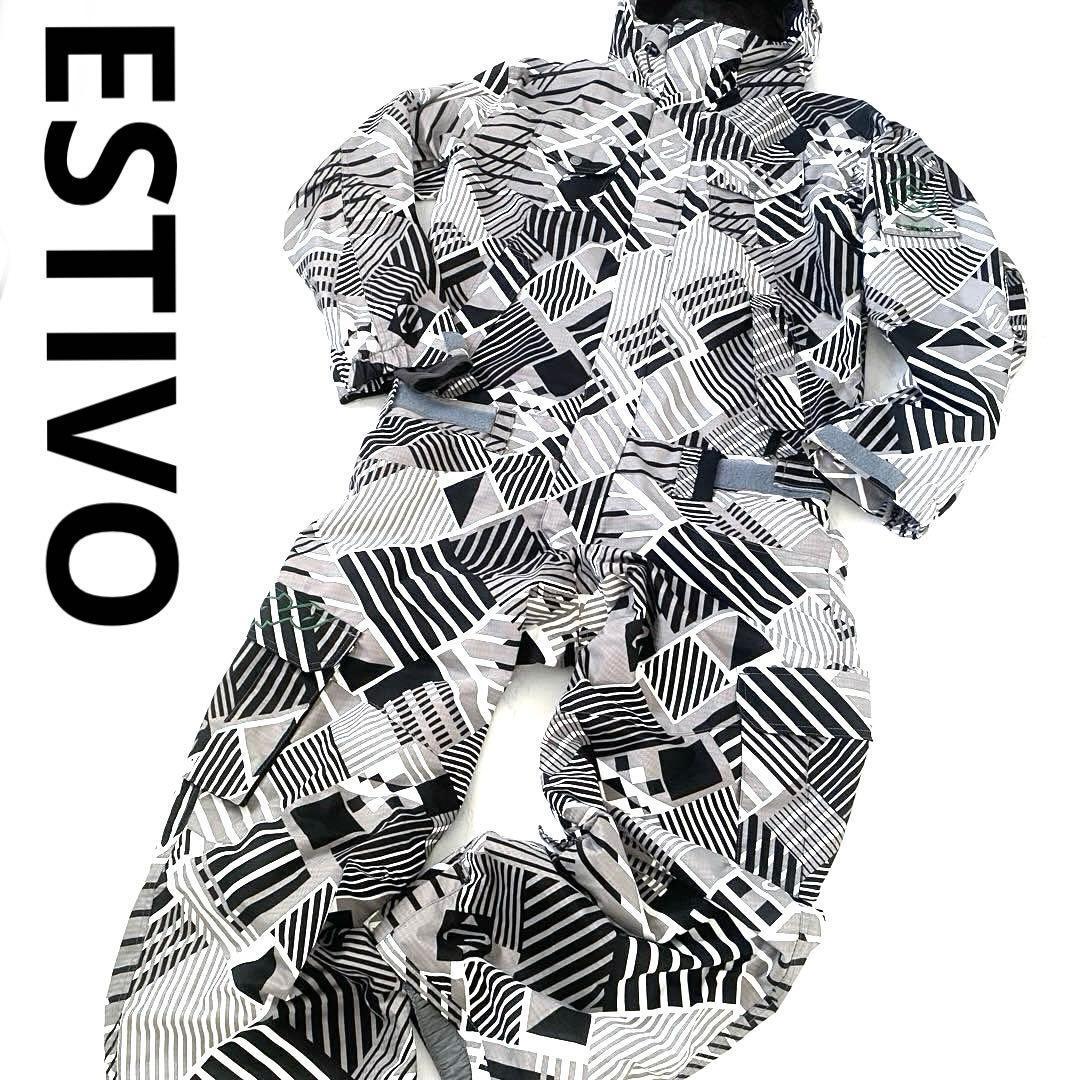 ESTIVO エスティボ　スノーボードウェア　つなぎ　ジャンプスーツ　スキー　M