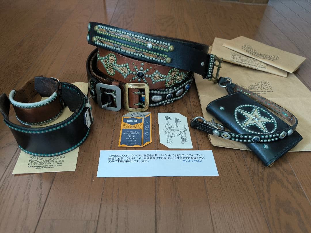 ウルフズヘッド50mmブレスレット 千駄木本店購入本物 - メルカリ