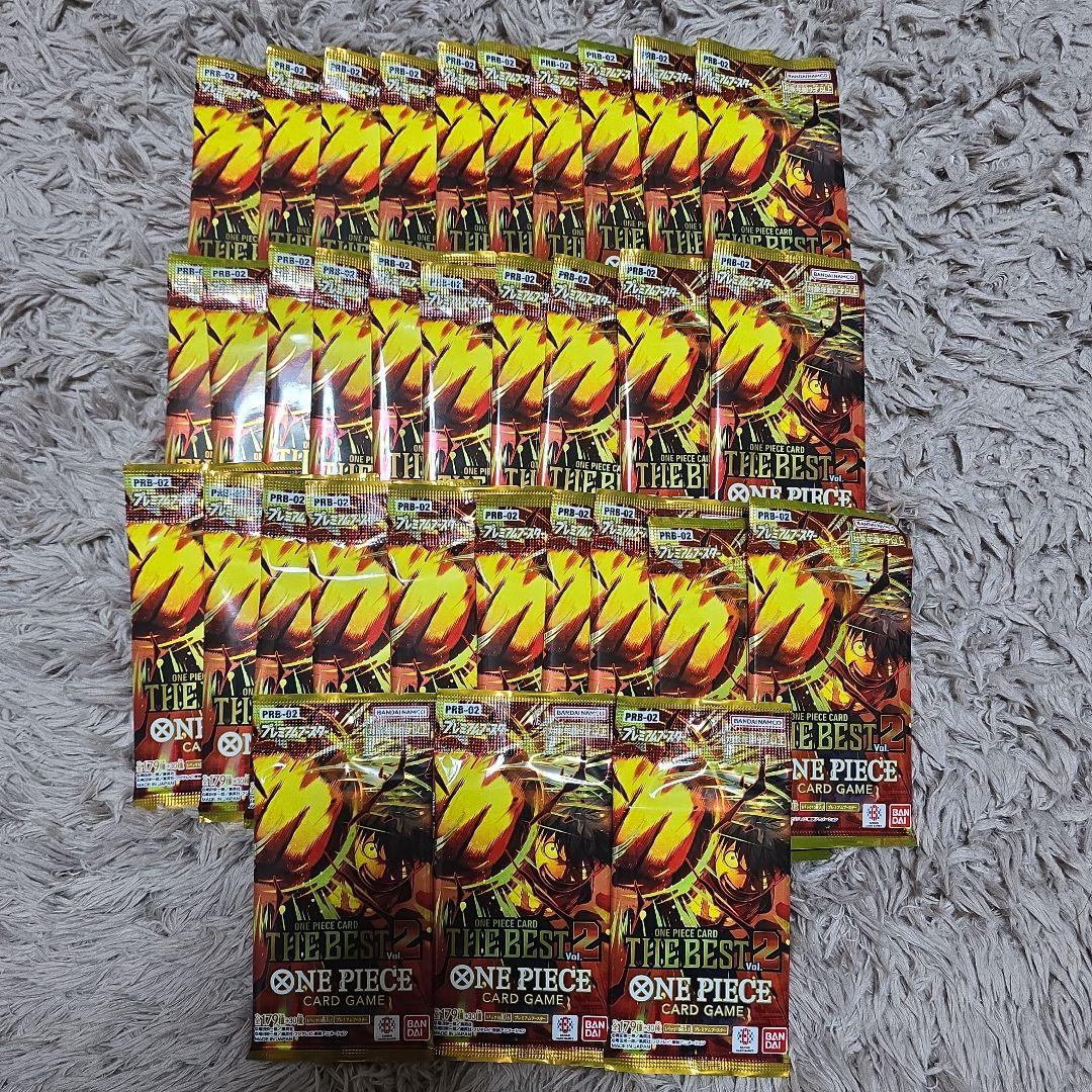 ワンピースカード　ザベスト2 the best2 パック　pack　３３パック