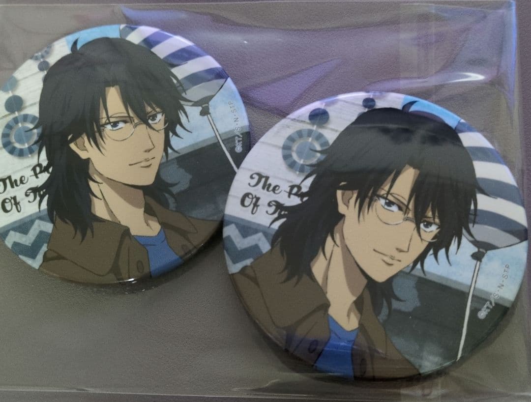 新テニスの王子様 忍足侑士 缶バッジ 2点 - メルカリ