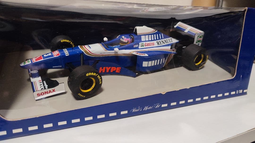 1/18 ウイリアムズルノー FW18/19 LAUNCH ジャック・ビルヌーブ