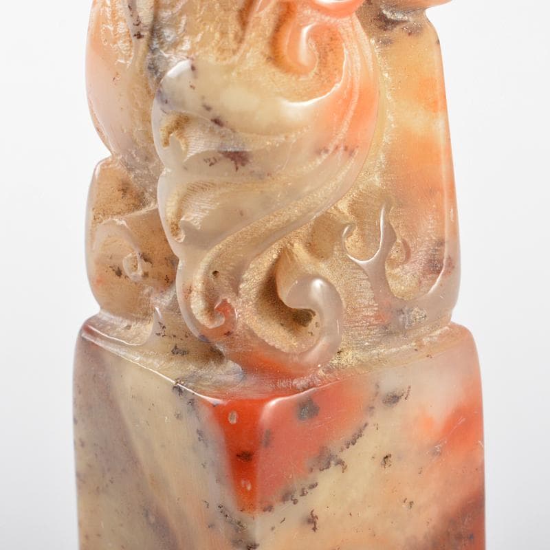 中国 書道具 篆刻 玉石寿山石芙蓉石彫刻 印材 N R6370E - メルカリ