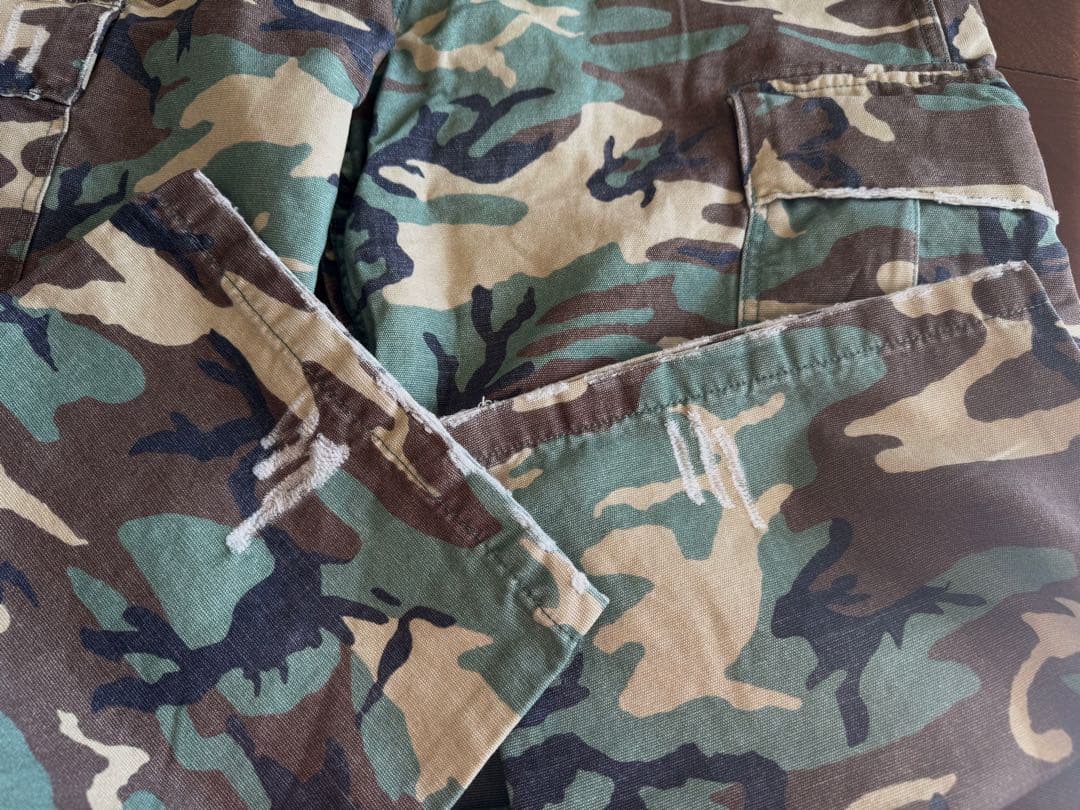 ERL camo cargo pants S