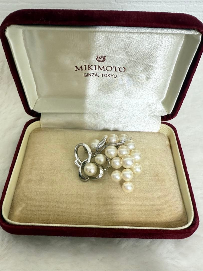 MIKIMOTO 真珠 ブローチ