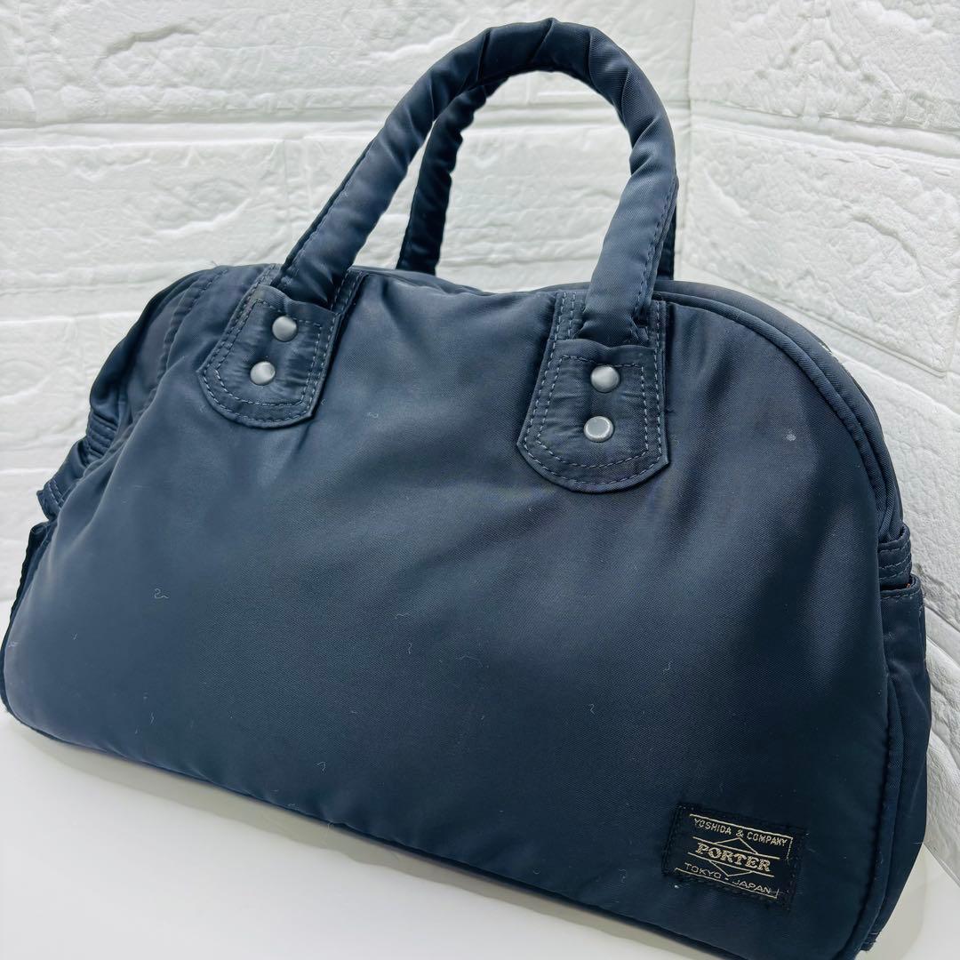 【廃盤、希少】ヘッドポーター　タンカー　ミニボストン　ネイビー　濃紺