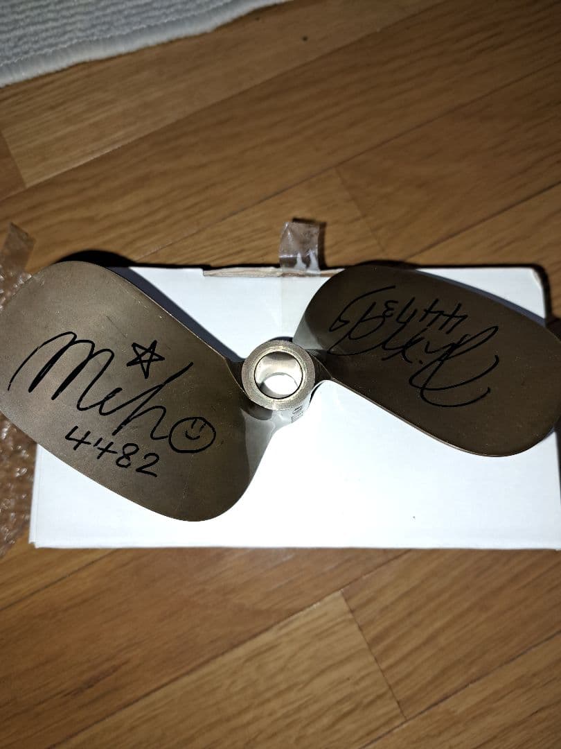 そ*ら様 早い者勝ち！ボートレース守屋美穂、藤堂里香サインプロペラ