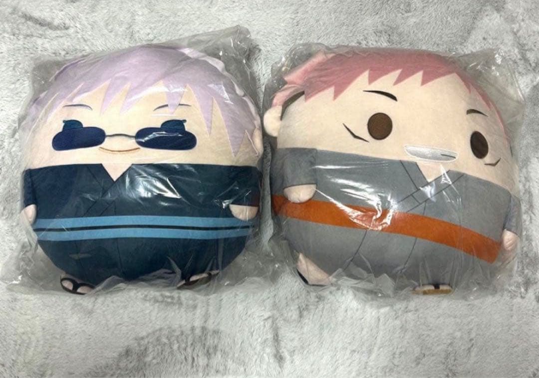 呪術廻戦 くじメイト ぬいくじ A賞 メガ 五条悟 虎杖悠仁 ふわコロりん