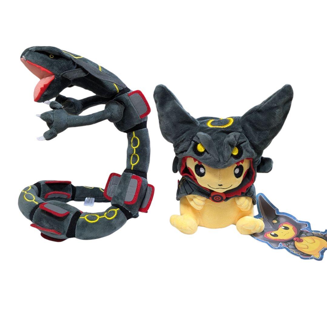 ✨極美品✨ポケモン 黒いレックウザ 黒いレックウザポンチョを着た