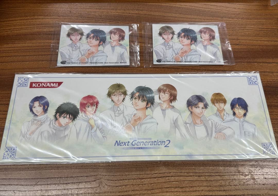 非売品 テニスの王子様 BOX特典 カード2枚 台紙 ラスト一点もの！