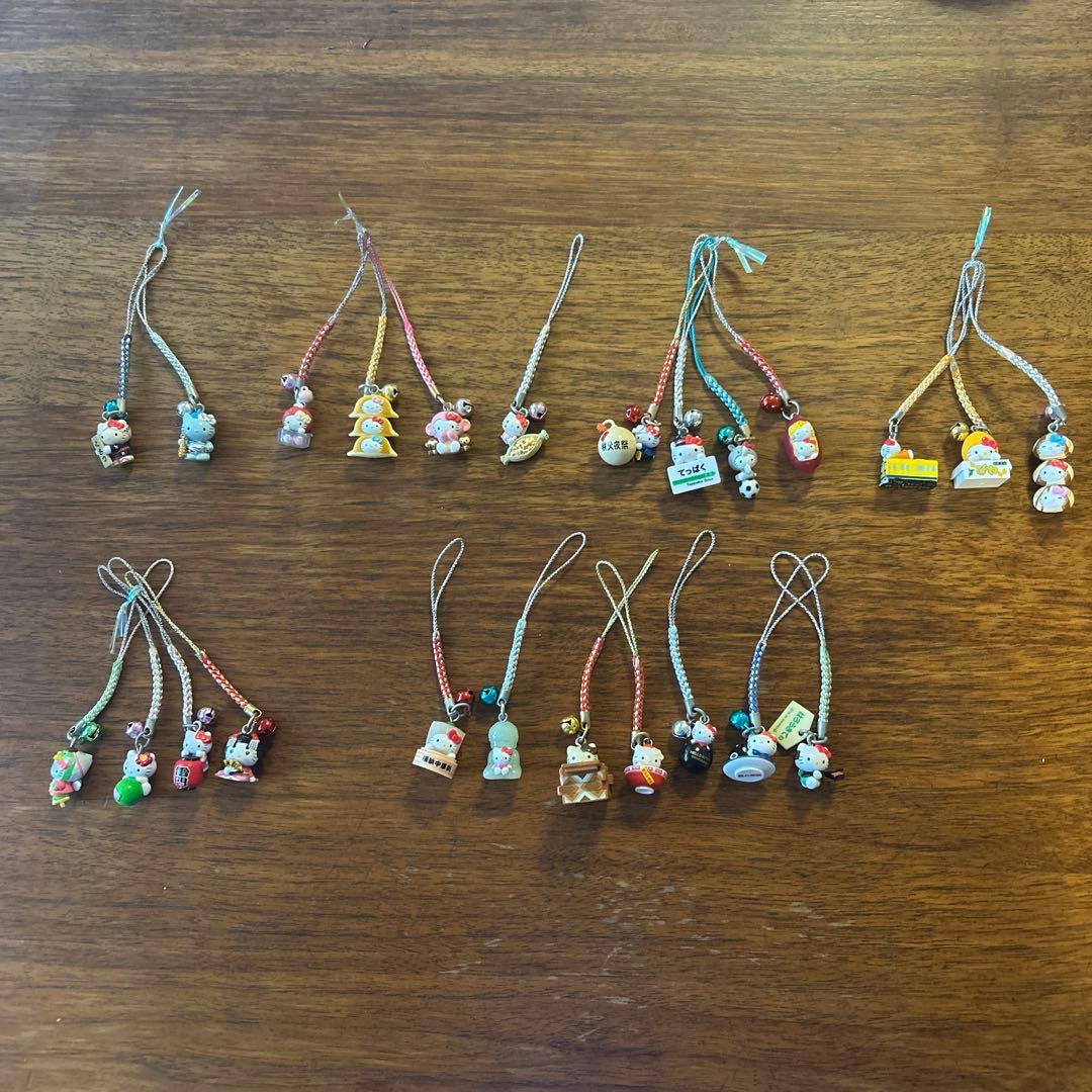 関東地方　ご当地ハローキティストラップ 24個セット