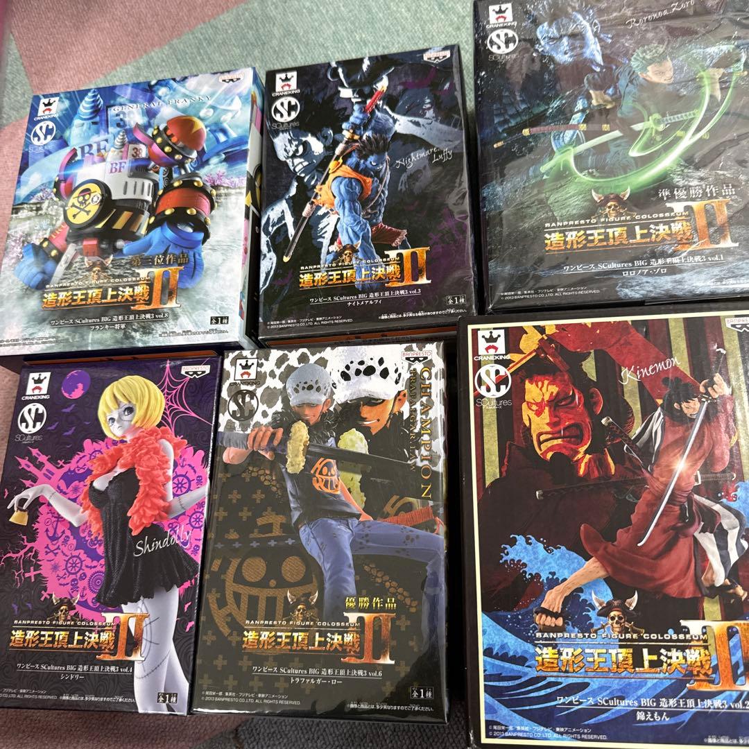 ワンピース フィギュア 6体セット造形王