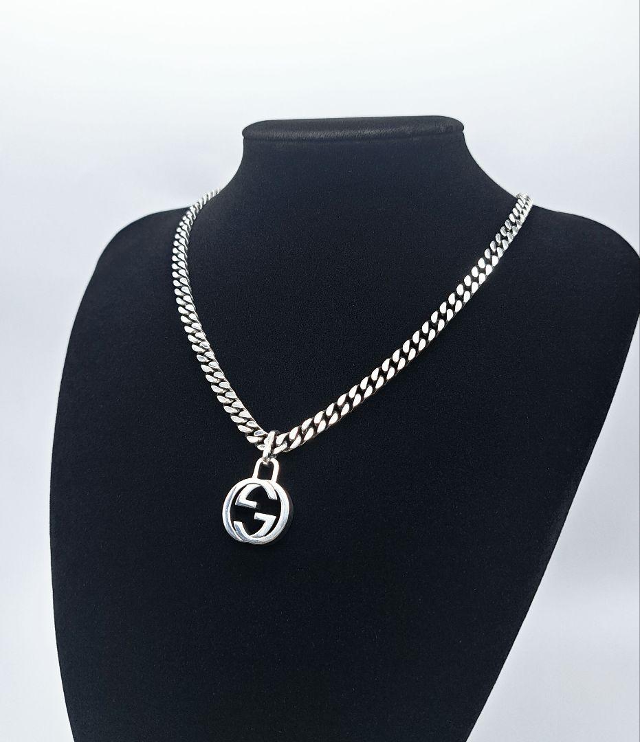 GUCCI GG インターロッキング 太目 喜平 キヘイ チェーン