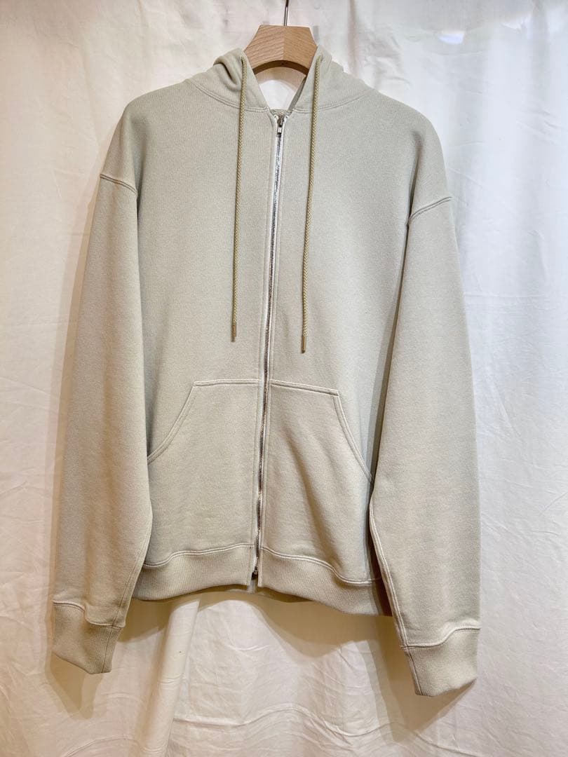 新品 定価3万 FUJI 日本製 コットンZIPフーディー size5 phenix(プラスフェニックス)フィッシャーマンズダウンジャケット