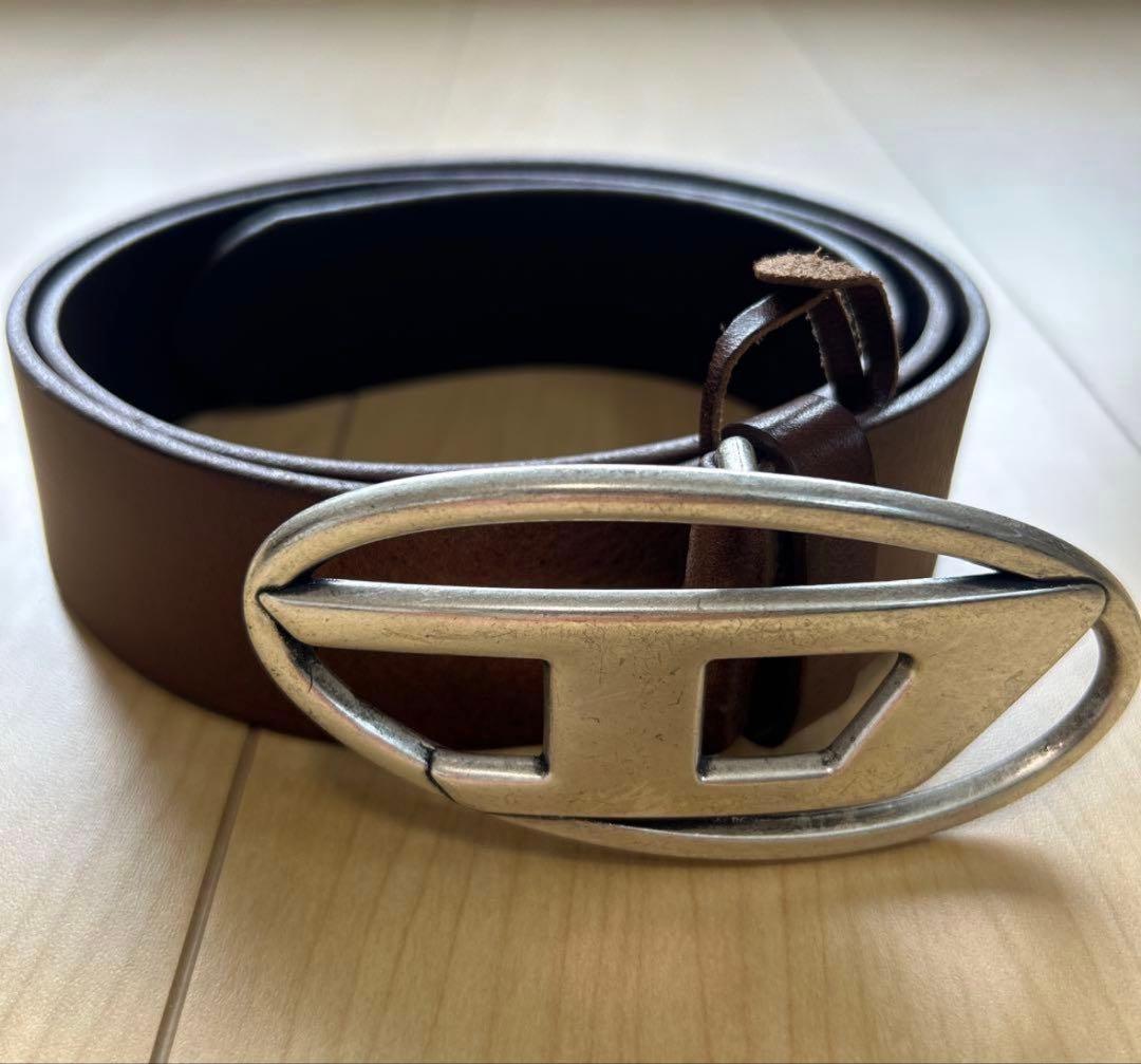 DIESEL ブラウン　ベルト 90/36