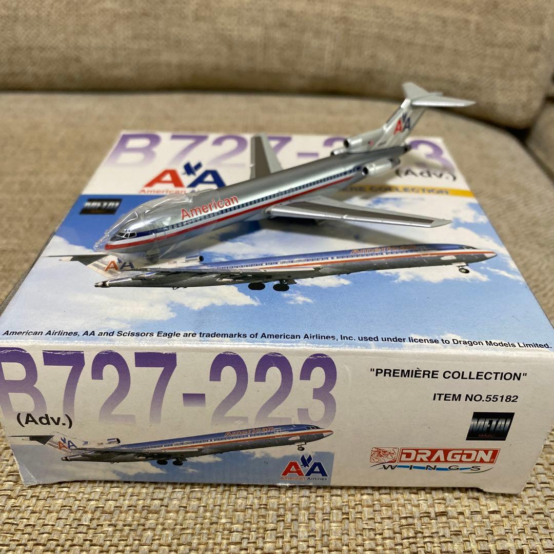 飛行機模型 American Airlines B727-223 ドラゴンモデル