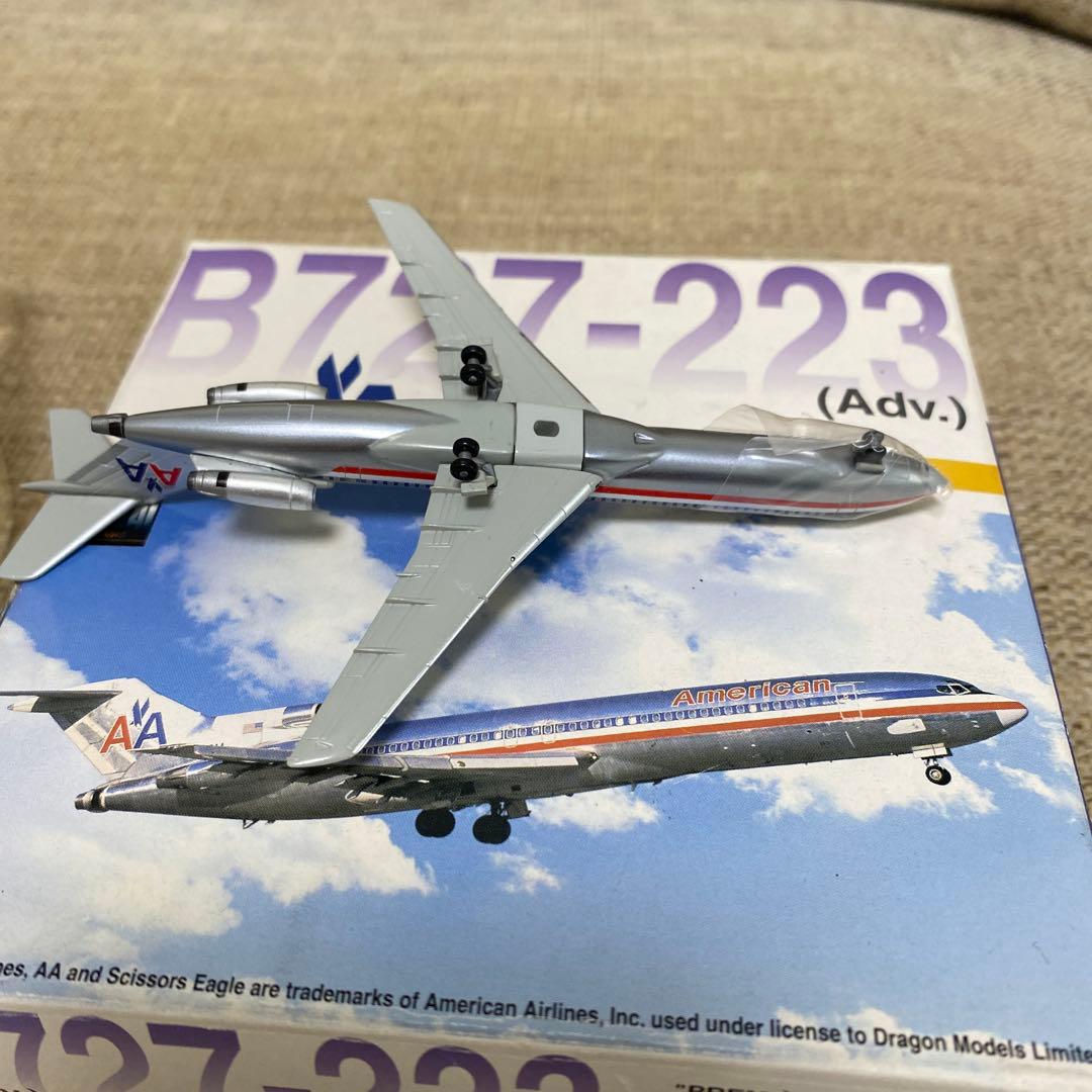 飛行機模型 American Airlines B727-223 ドラゴンモデル - メルカリ