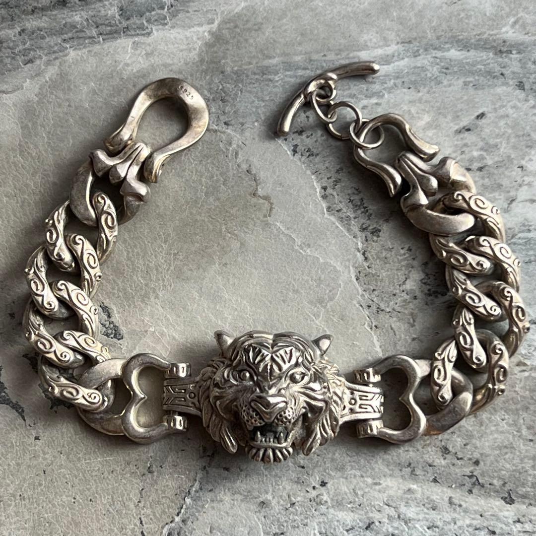 クレッシェンドブレスレット全長21センチ刻印なし S11591663