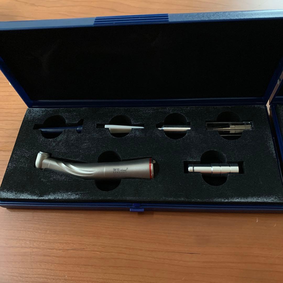 mk-dentタービン、5倍速　ドイツ製 2個セットの5つのLED高速歯科用タービンと低速インナーコントラ