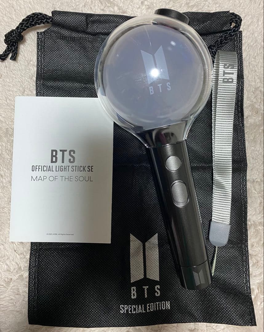 BTSペンライト　専用ポーチ付き カード　マスク　アルバム