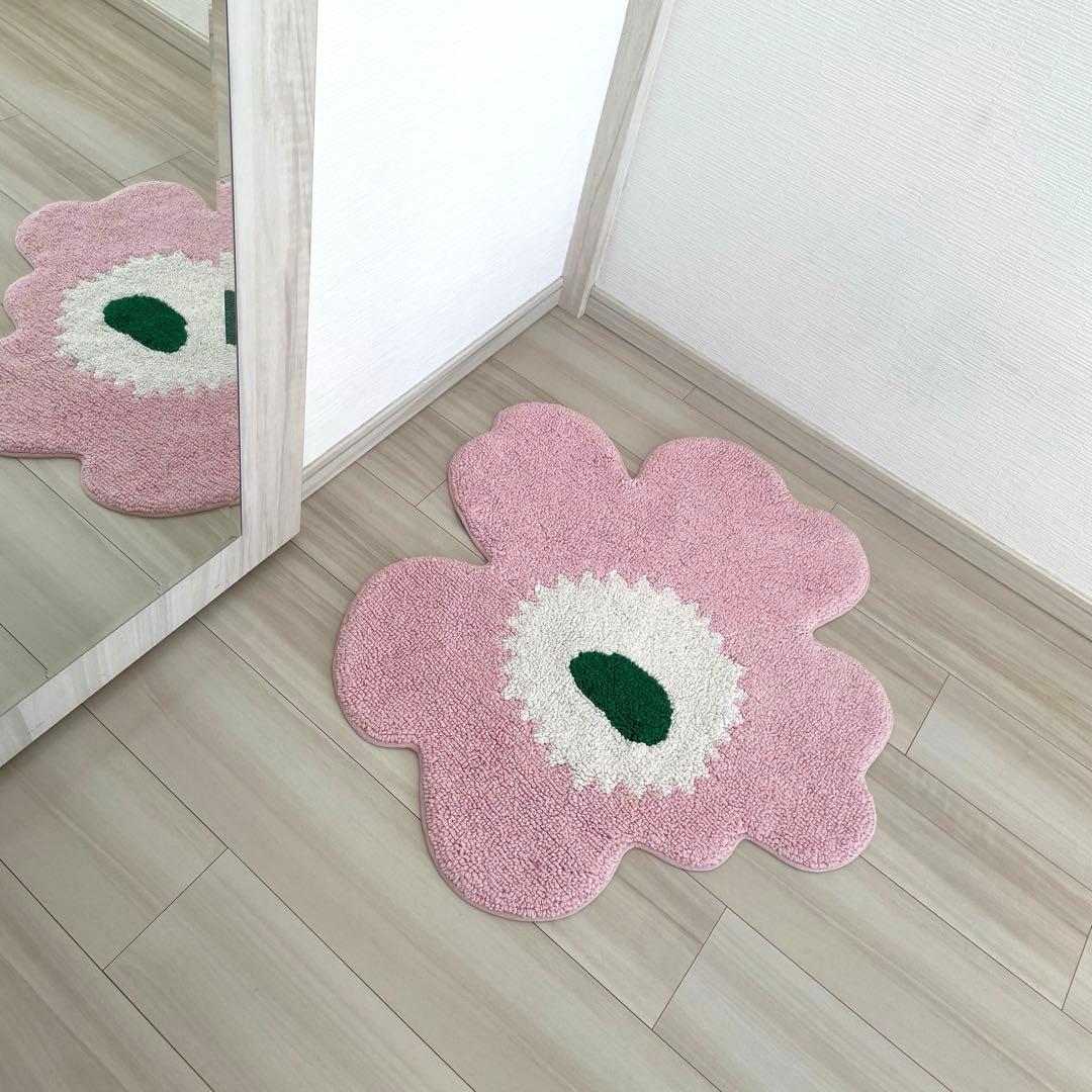 ウニッコバスマット ピンク マリメッコラグ　marimekko marimekko】マリメッコ ウニッコ バスマット ラグ ピンク｜Yahoo