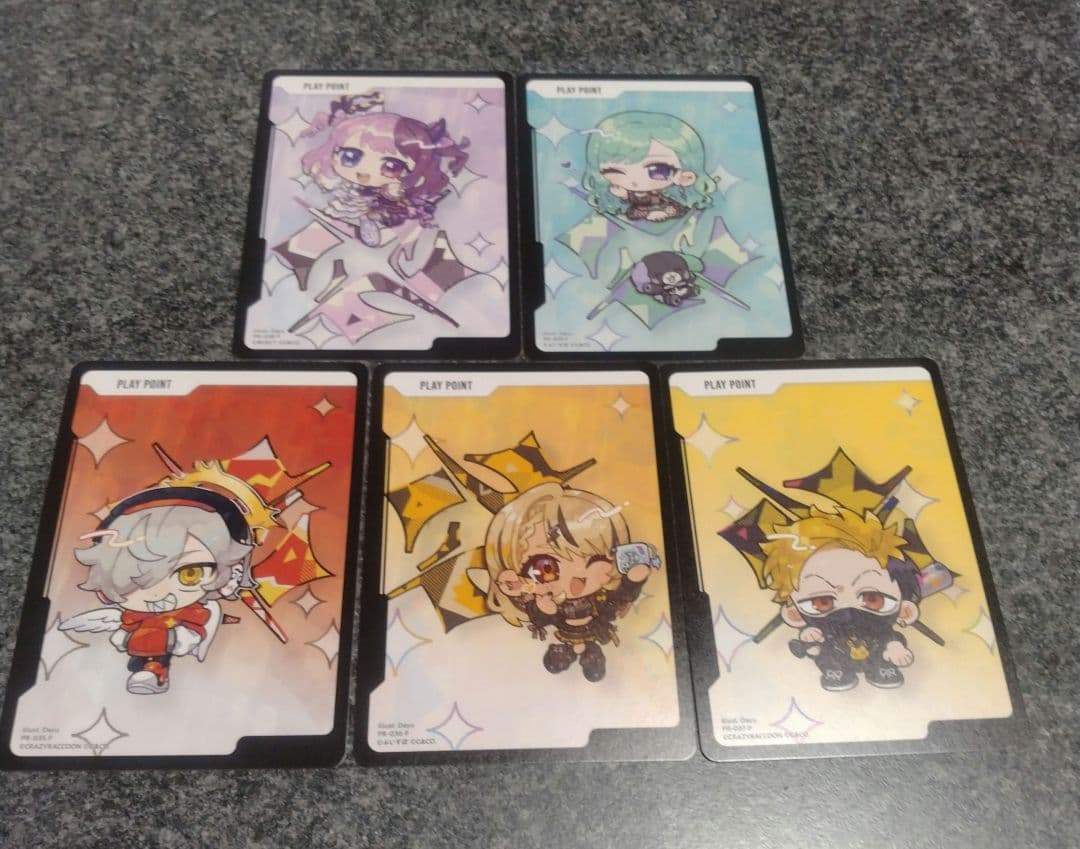 クロススターズ プロモ vol.4 プレイポイント 5種類セット - メルカリ