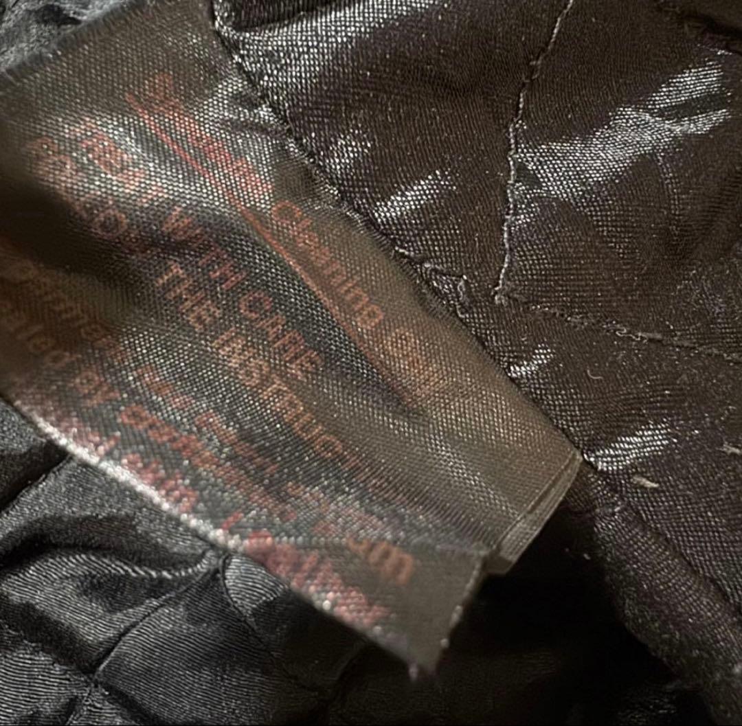 90s イタリア ユーロ 茶芯 レザージャケット ヴィンテージ ライダース