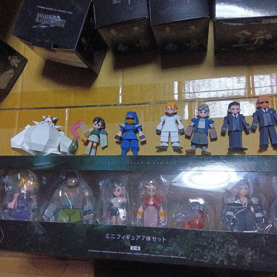 ファイナルファンタジーリバースVII 一番くじ ミニフィギュア D賞 G賞セット