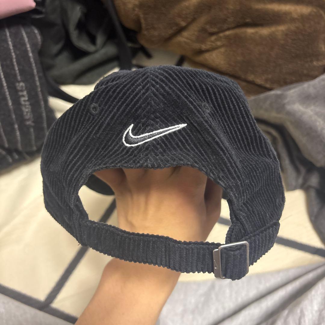 円堂守着用 SUPREME NIKE コードュロイキャップ ブラック - メルカリ