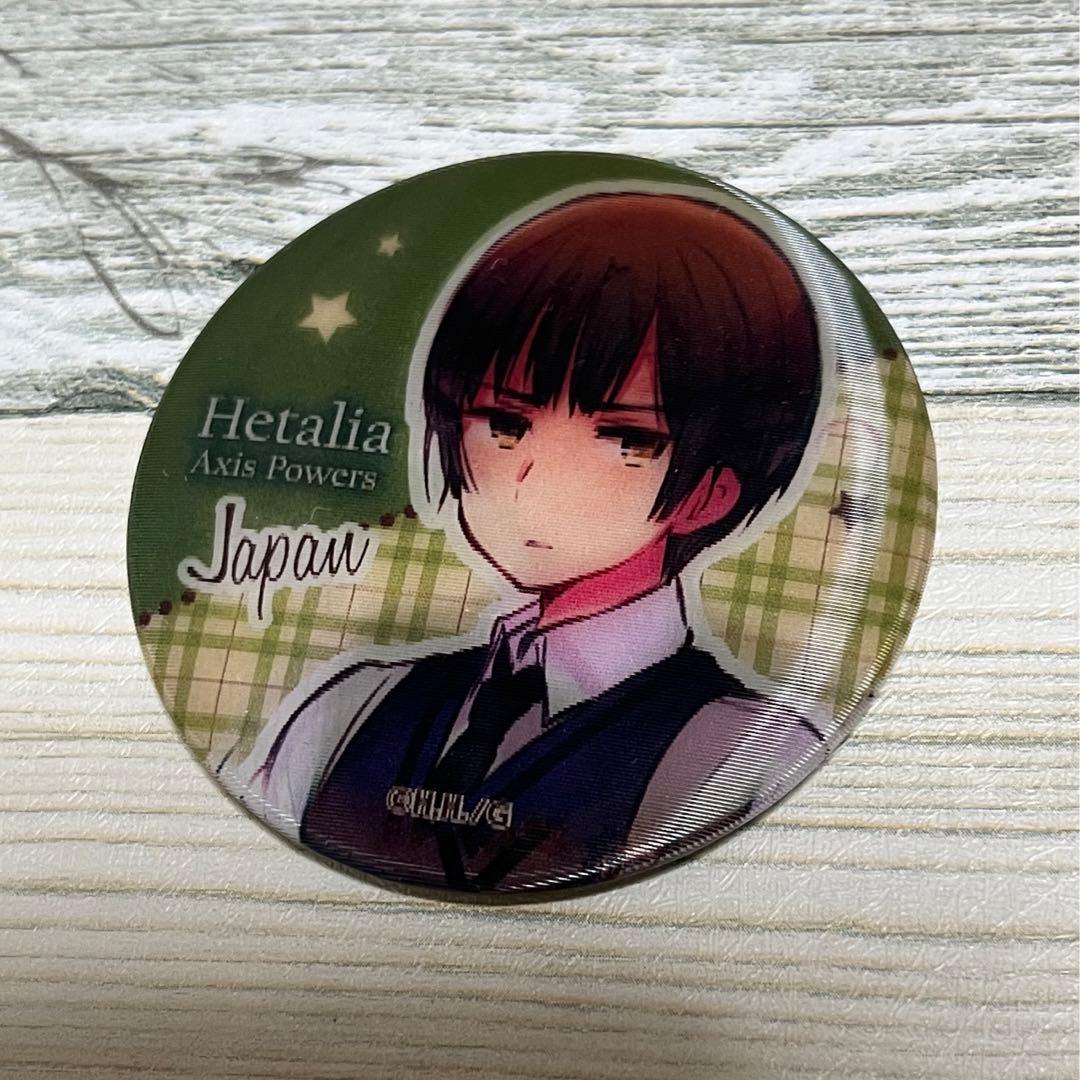 ヘタリア アニメガ チェンジング缶バッジ 学ヘタ イタリア 日本 - メルカリ