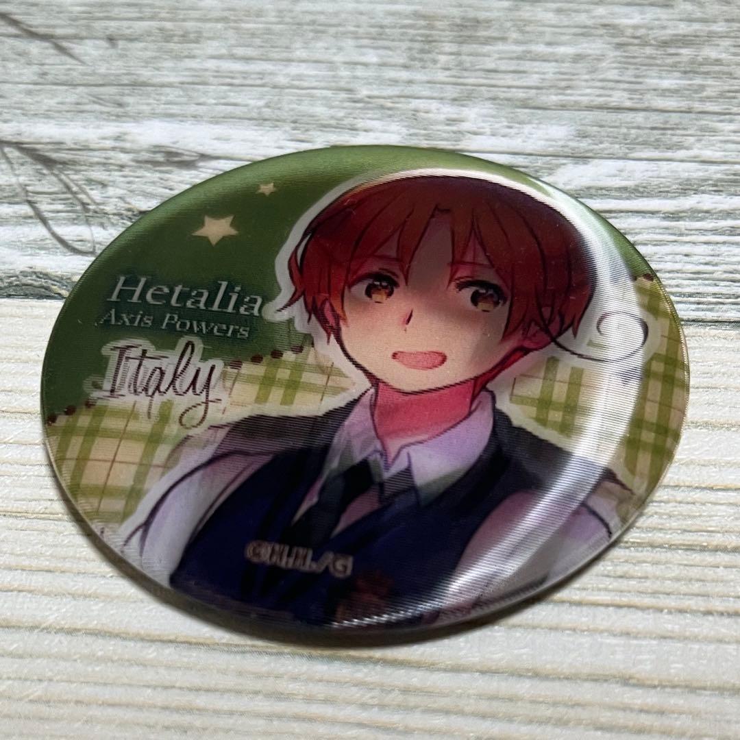 ヘタリア アニメガ チェンジング缶バッジ 学ヘタ イタリア 日本 - メルカリ