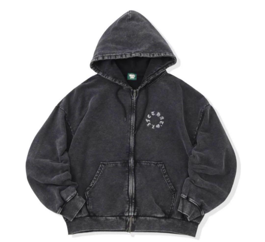 ザッツライフ That's life ジップパーカーブラックL - メルカリ