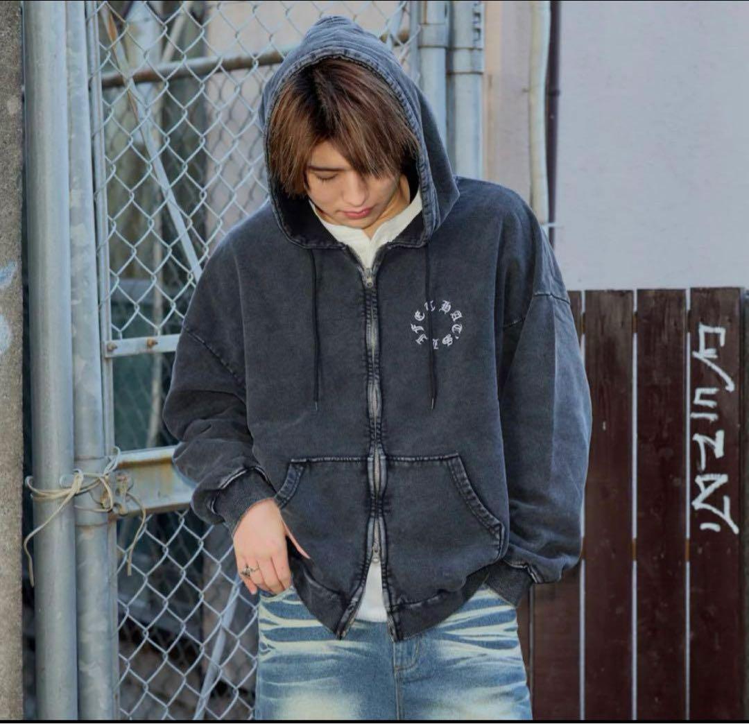 ザッツライフ That's life ジップパーカーブラックL - メルカリ