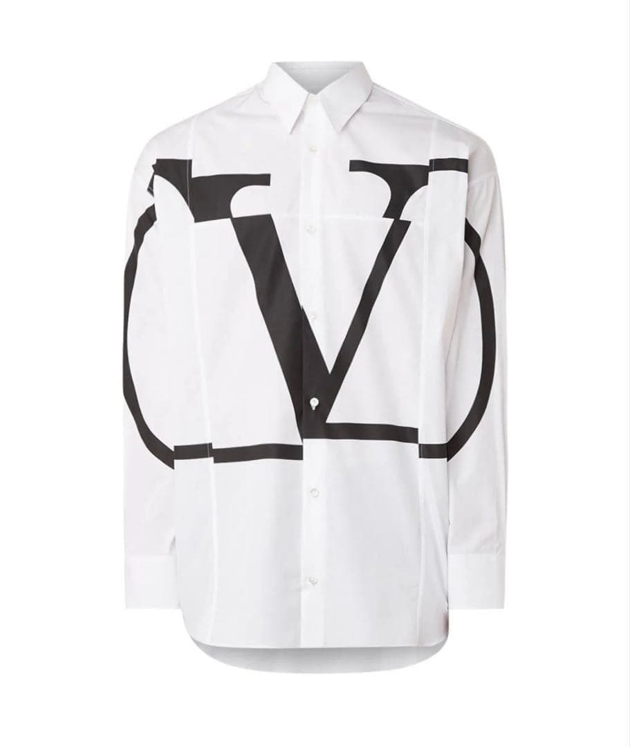 Valentino ホワイト長袖シャツ 39/15½