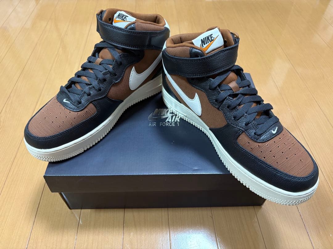 Nike Air Force 1 ブラウン/ブラック