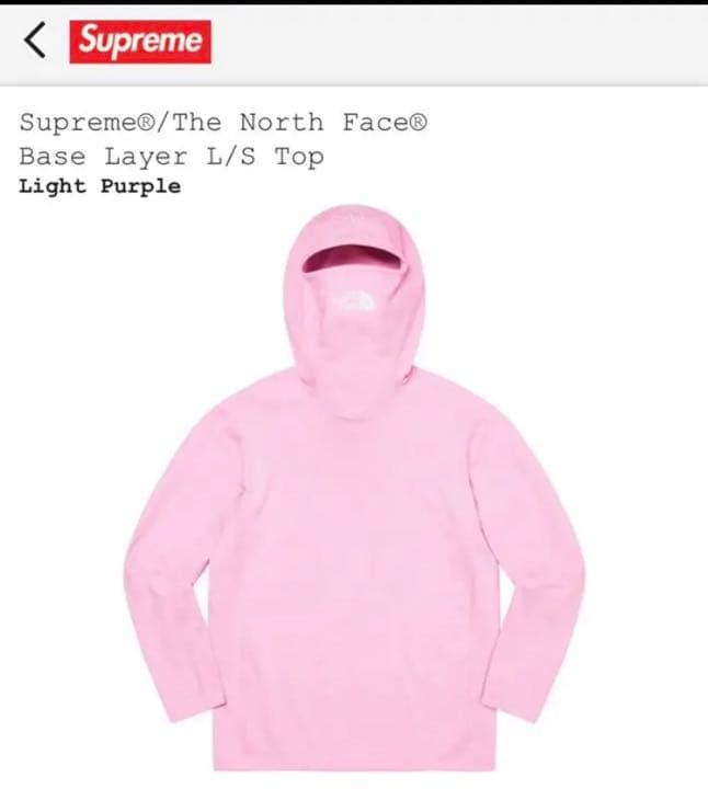 スノーボード Supreme North Face Base Layer L/S Top