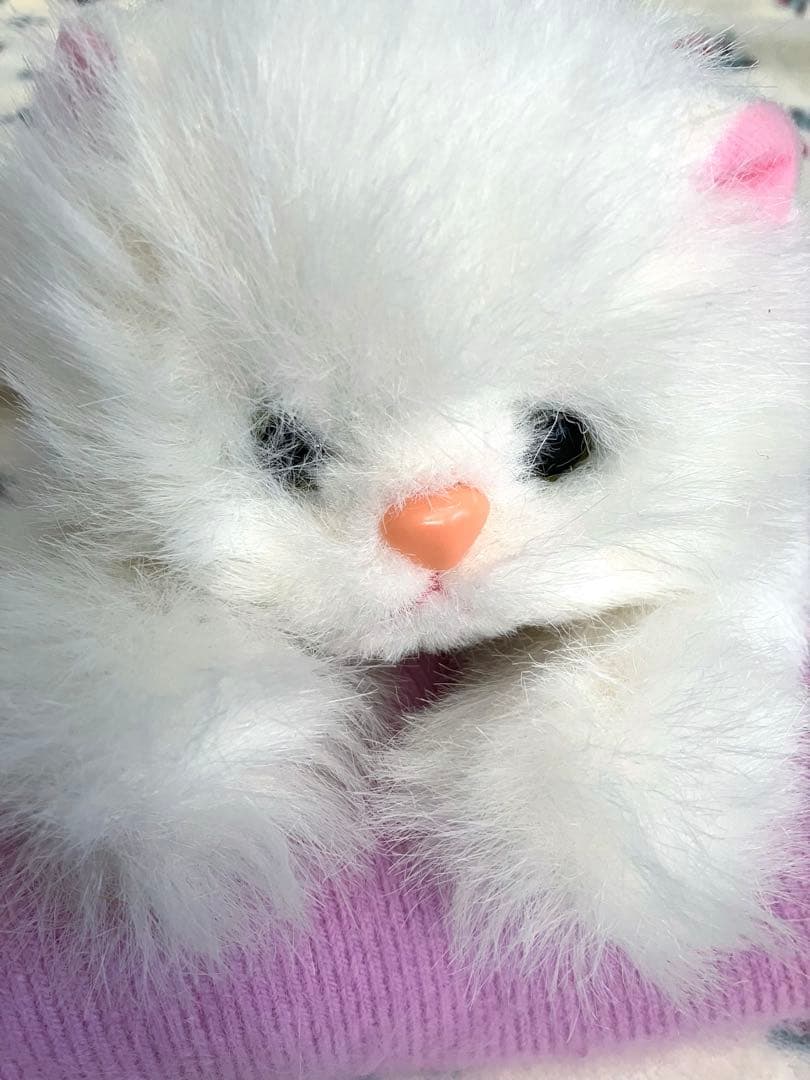 オオイケ　ペルシャ猫　ぬいぐるみ　昭和レトロ　美品