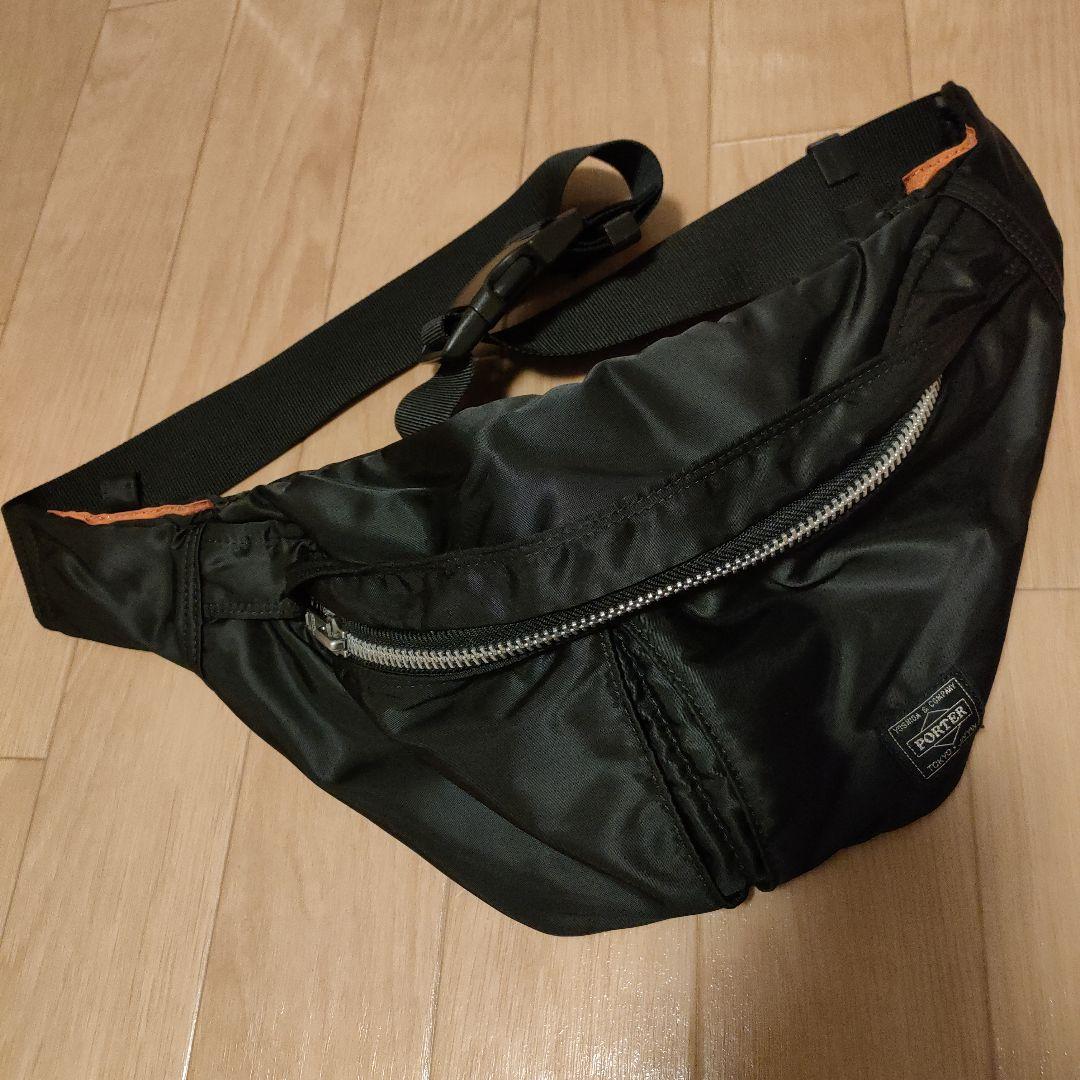 ★美品★PORTER ボディバッグ　タンカー　ウエストポーチ ブラック