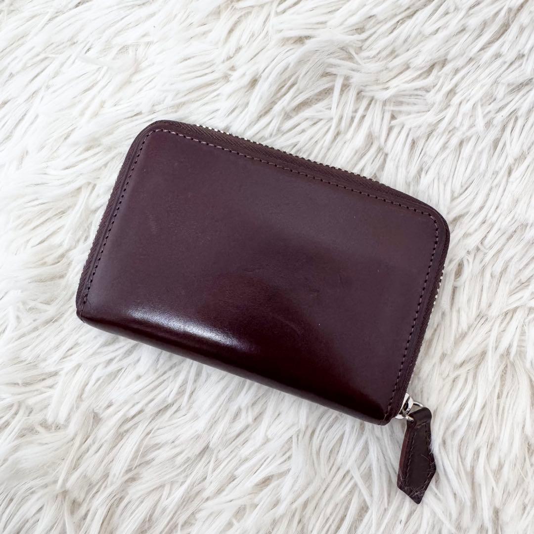 COCOMEISTER ココマイスター ケース 折り財布 ラウンド 茶 COCOMEISTER（ココマイスター） 【ココマイスター】オールドメッシュ