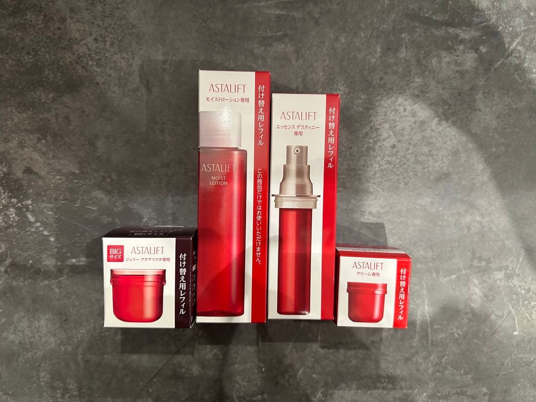 【未使用】アスタリフト　レフィル　化粧水　美容液　クリーム　 詰め替えセット 楽天市場】P10倍＆レフィル1本分無料！【公式限定】アスタリフト ザ