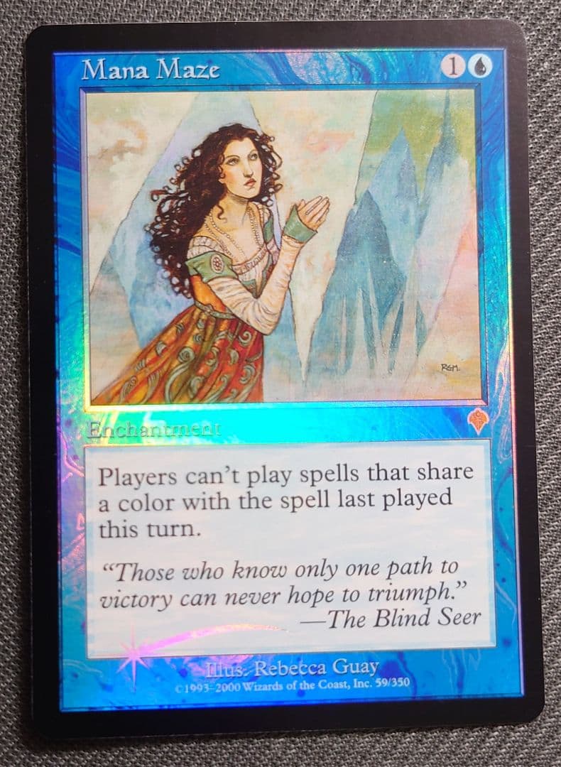 mtg 稀少 旧枠 FOIL レベッカ マナの迷路 inv